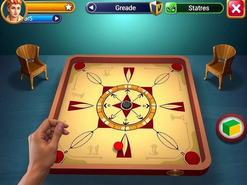 Indian Carrom Acestar strategy illustration