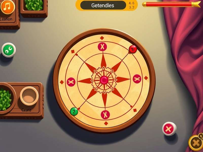 Indian Carrom Acestar gameplay screenshot